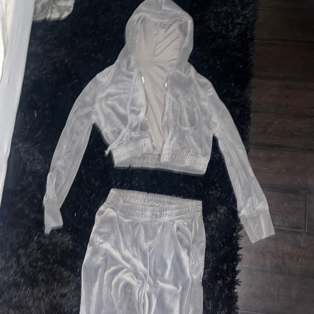 Velvet Grey Matching Tracksuit
